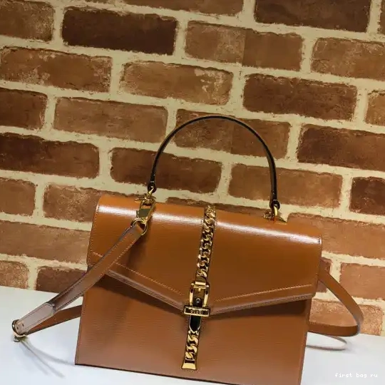 First bag ru Sylvie handle top small 1969 bag Gucci 0706